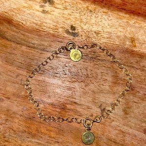 Gold vermeil Bracelet with charms